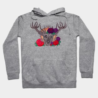 Stag of Roses Hoodie